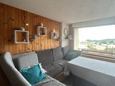 Un ou plusieurs lits dans un hébergement de l'établissement Appartement 2 Chambres - Proche Pistes et Commerces - FR-1-814-48