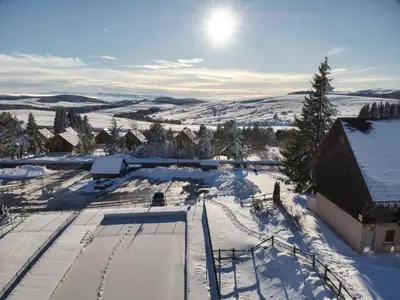 L'établissement Duplex familial spacieux en pleine nature - FR-1-814-60 en hiver