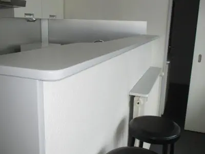 Cuisine ou kitchenette dans l'établissement Appartement 4 pers près centre et pistes, navette, parking, lave-vaisselle - FR-1-814-74