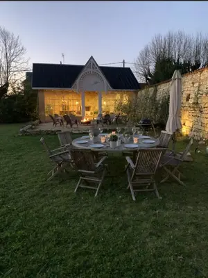Jardin de l'établissement Le Manoir d'Isly