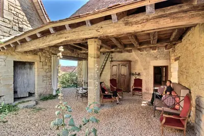 Plan de l'établissement Gîte de charme 4 étoiles avec piscine privée
