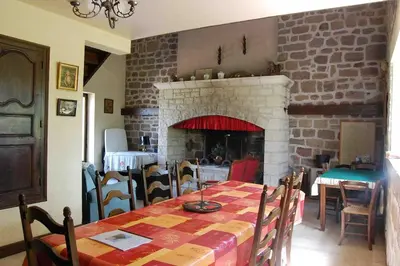 Plan de l'établissement Gîte familial à la campagne