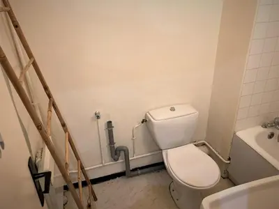 Salle de bains dans l'établissement Appartement double à LIMOGES