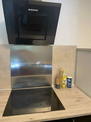 Cuisine ou kitchenette dans l'établissement Le Briand