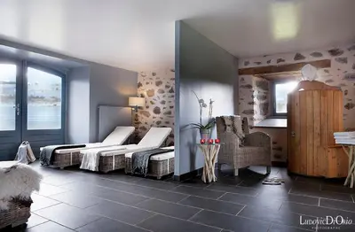 Un ou plusieurs lits dans un hébergement de l'établissement instants d'Absolu Ecolodge & Spa