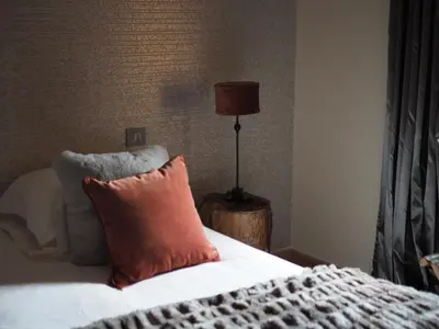 Un ou plusieurs lits dans un hébergement de l'établissement instants d'Absolu Ecolodge & Spa