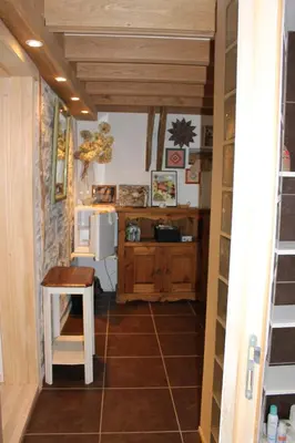 Cuisine ou kitchenette dans l'établissement Chambres d'hôtes Par Hasard