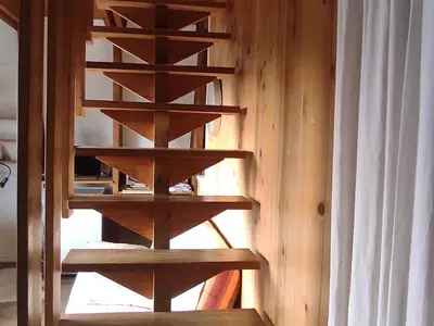Plan de l'établissement Chalet montagnard avec balcon, proche piste et centre - FR-1-814-77