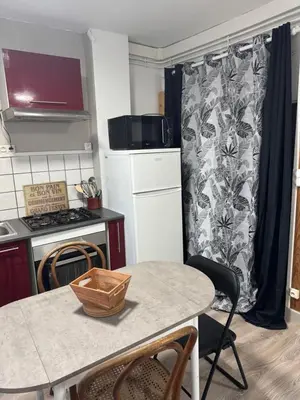Cuisine ou kitchenette dans l'établissement Appartement plein centre