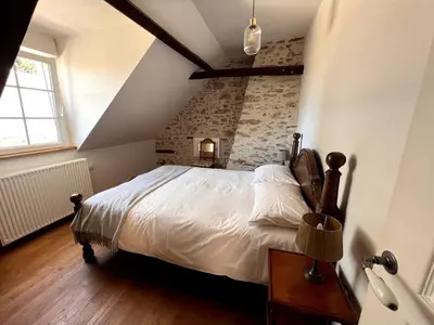 Un ou plusieurs lits dans un hébergement de l'établissement Gîte de Gilbert