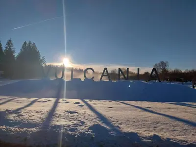 L'établissement Chalet le Dôme en hiver
