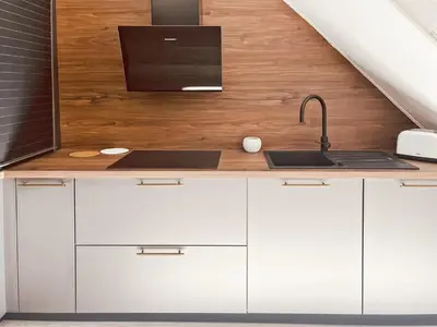 Cuisine ou kitchenette dans l'établissement Maison Chez Madeleine 4 pers, Entre le Lioran et Vic-sur-Cère