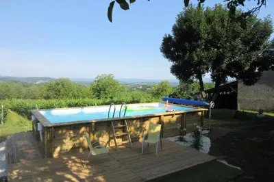 Piscine de l'établissement Gîte de France Belleviste 3 épis - Gîte de France 10 personnes MAE-1521 ou située à proximité