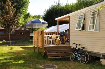Jardin de l'établissement Camping Les Ondines