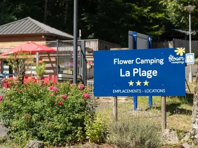 Jardin de l'établissement Camping La Plage
