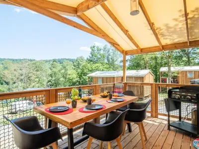Balcon ou terrasse dans l'établissement Camping La Plage