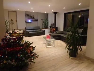 Coin salon dans l'établissement Villa La Bénéchie