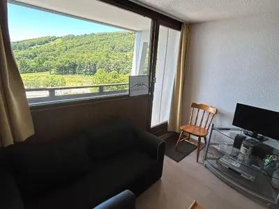 Vue générale sur la montagne ou vue sur la montagne depuis l'appartement