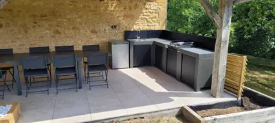 Plan de l'établissement Grande maison pour 16 avec piscine et tennis
