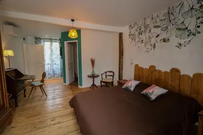 Un ou plusieurs lits dans un hébergement de l'établissement La Maison de Pierrot