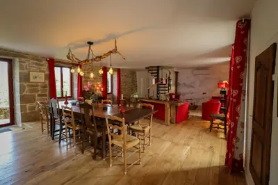 Coin salon dans l'établissement La Maison de Pierrot