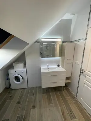 Salle de bains dans l'établissement Da Silva
