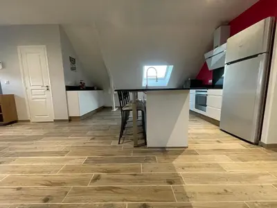 Cuisine ou kitchenette dans l'établissement Da Silva