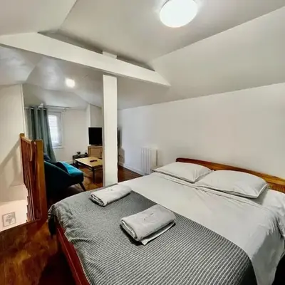 Duplex Aristide Briand 5 min gare-DABNB