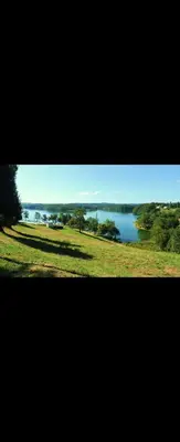 Paysage naturel près de le camping