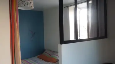 Un ou plusieurs lits dans un hébergement de l'établissement Le petit nid aux bords de vienne