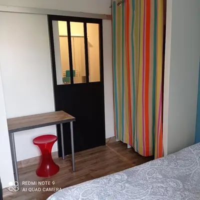 Un ou plusieurs lits dans un hébergement de l'établissement Le petit nid aux bords de vienne