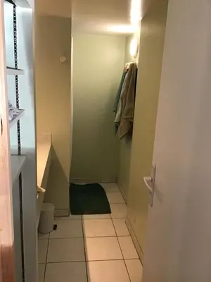 Salle de bains dans l'établissement Gîte des 2 Lacs