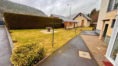 Vue générale sur la montagne ou vue sur la montagne depuis l'appartement