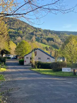 Paysage naturel près de le camping