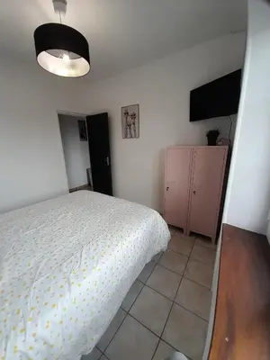 Un ou plusieurs lits dans un hébergement de l'établissement gite de l'auberge