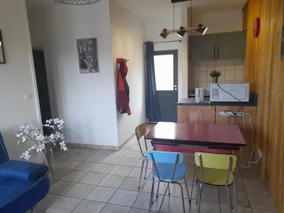 Cuisine ou kitchenette dans l'établissement gite de l'auberge