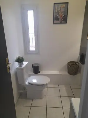 Salle de bains dans l'établissement gite de l'auberge