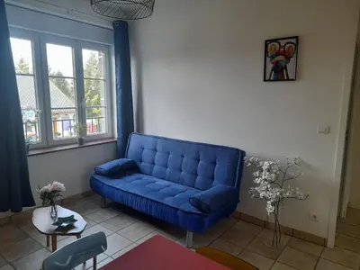 Coin salon dans l'établissement gite de l'auberge