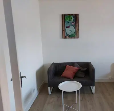 Coin salon dans l'établissement Appartement en plein cœur du Massif du Sancy