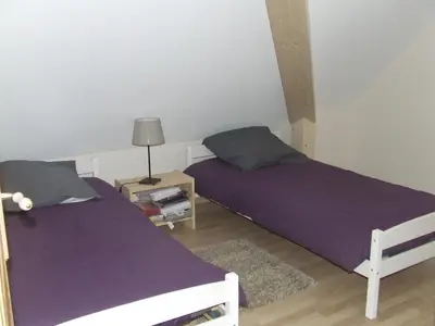 Un ou plusieurs lits dans un hébergement de l'établissement duplex neuf 3etoiles