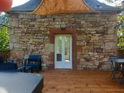 Plan de l'établissement Gite a collonges la rouge avec spa