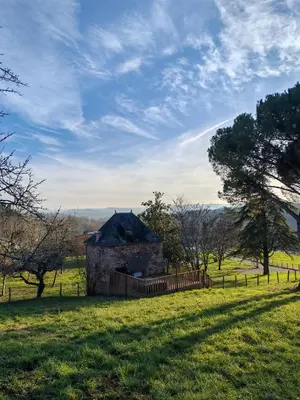 Paysage naturel près de la maison de vacances