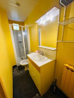 Salle de bains dans l'établissement F1 Tulipe