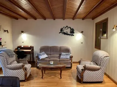 Coin salon dans l'établissement Gîte 6 personnes Chez Gaby