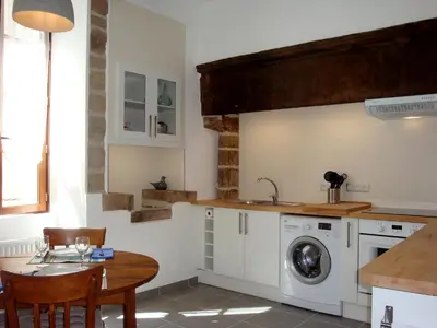 Cuisine ou kitchenette dans l'établissement Beaulieu Apartments