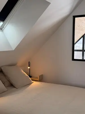 Un ou plusieurs lits dans un hébergement de l'établissement Chalet 15