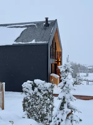 L'établissement Chalet 15 en hiver