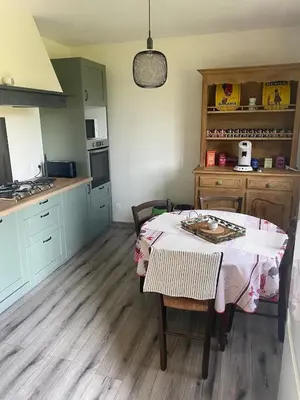Cuisine ou kitchenette dans l'établissement Chez Nono et Nana