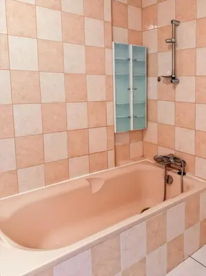 Salle de bains dans l'établissement Gîte le Bistrot, 3ch, 6pers