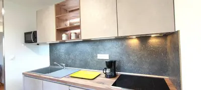 Cuisine ou kitchenette dans l'établissement La Petite Cassagne
